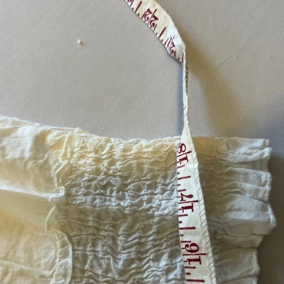 Nine West Jeans White Blouse Black Embroidery top L - Picture 6 of 7